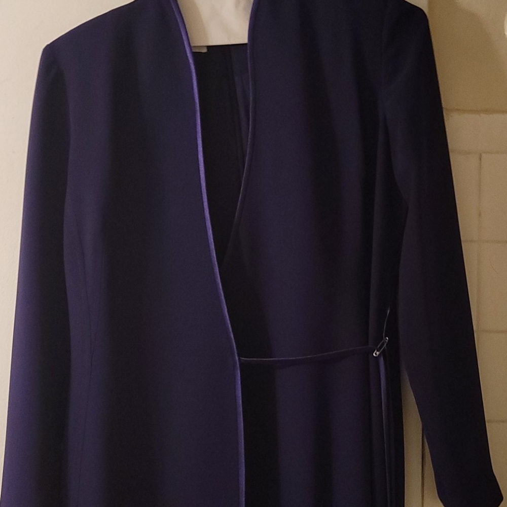 Purple Wrapped Dress